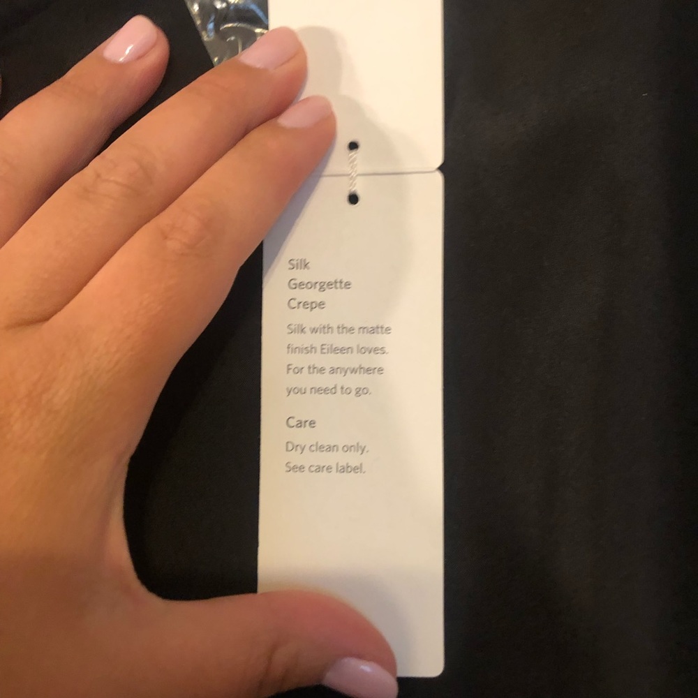 HOST PICK 🎉 NWT Eileen Fisher Black Drape Front - Picture 8 of 8